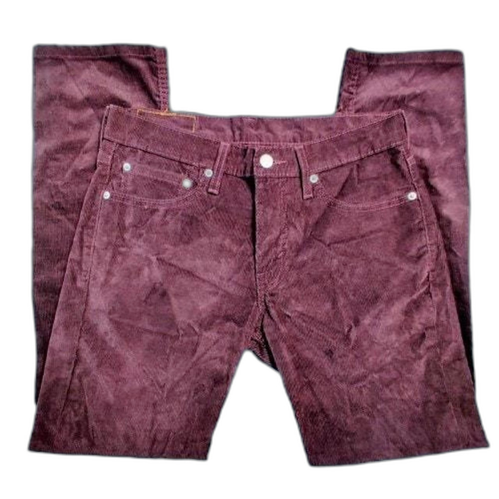 Levi’s 511 Slim Fit Corduroy Pants Burgundy W31 L30 Men’s